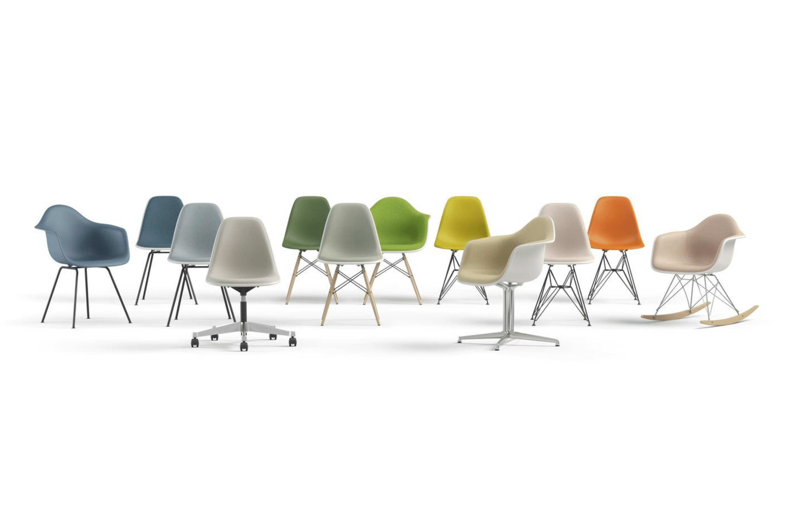 Eames Plastic Chair Collection